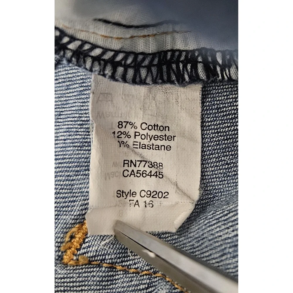J. Crew Jeans‎ Womens 25/28 Blue Matchstick Straight Denim Cotton Style C9202